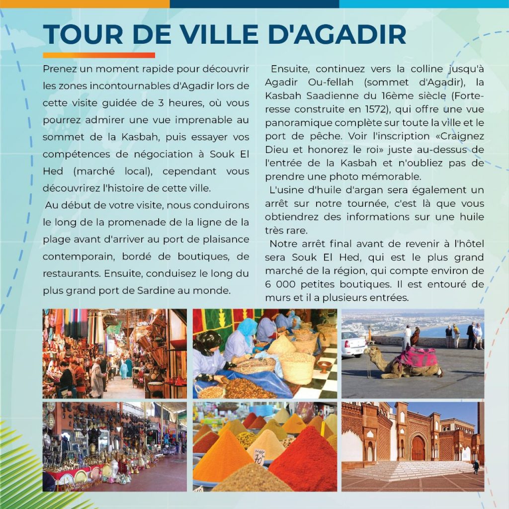 tour de ville d'agadir